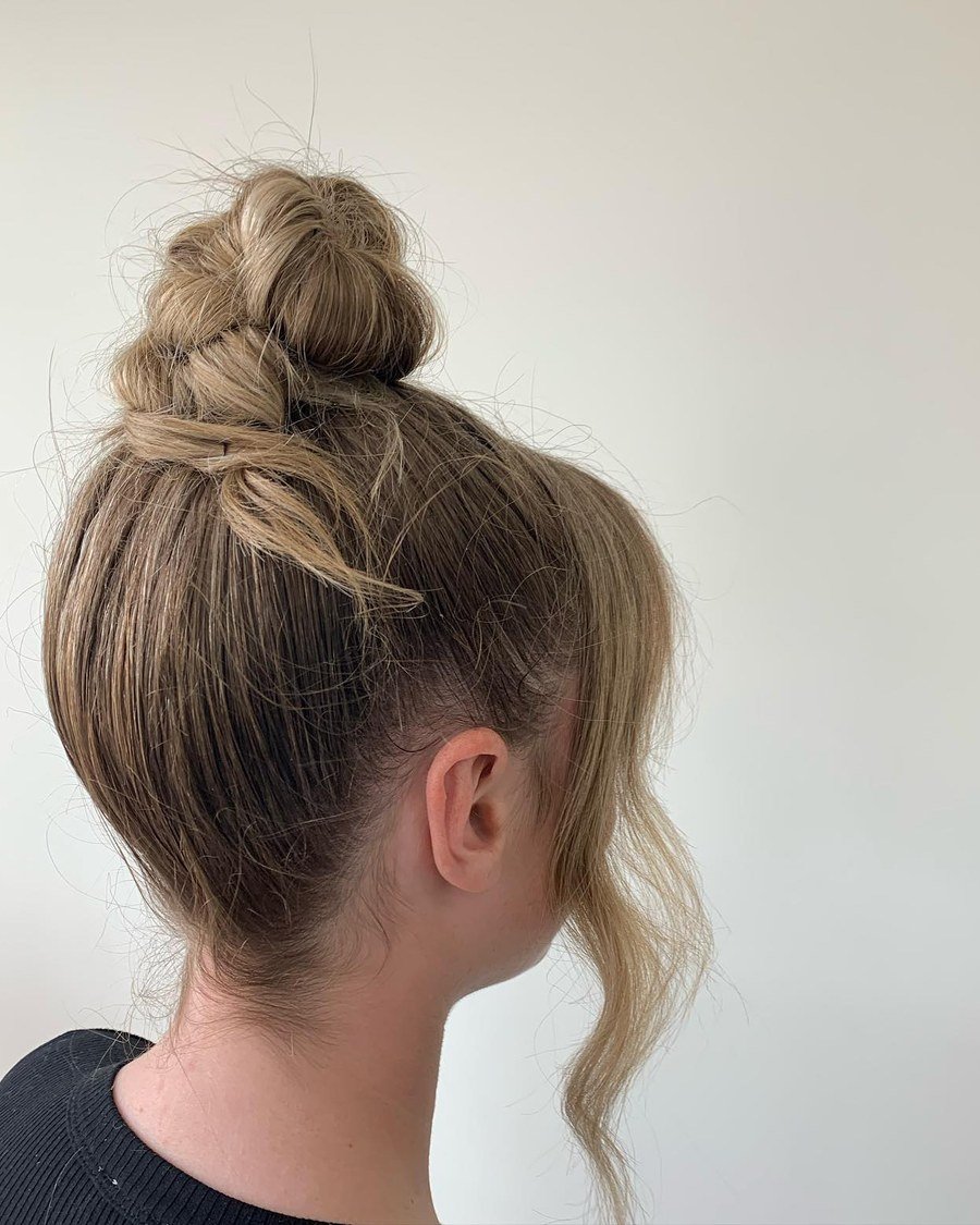 Twisted Top Knot - semi formal hairstyles for women