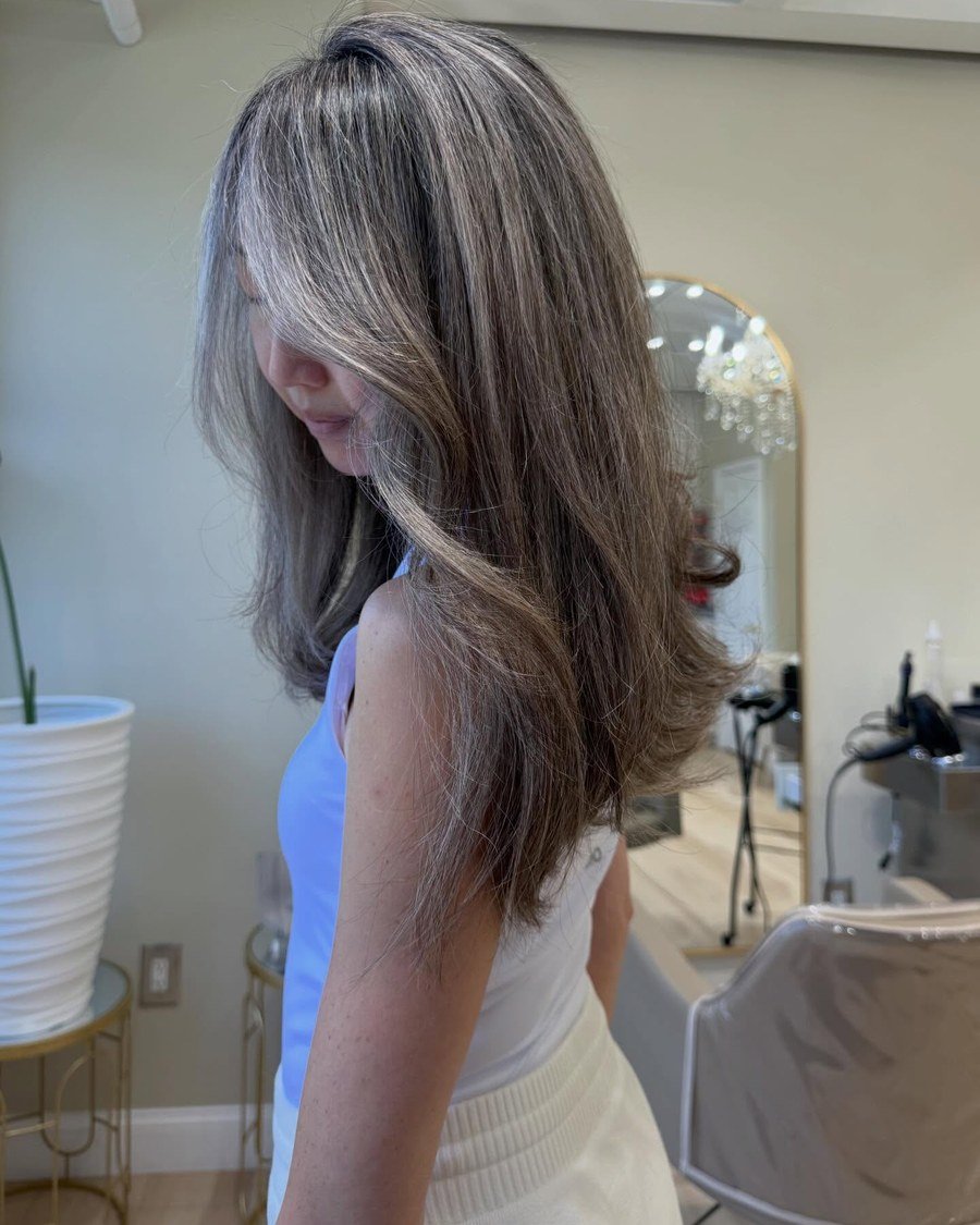 Mushroom Gray - gray hair color