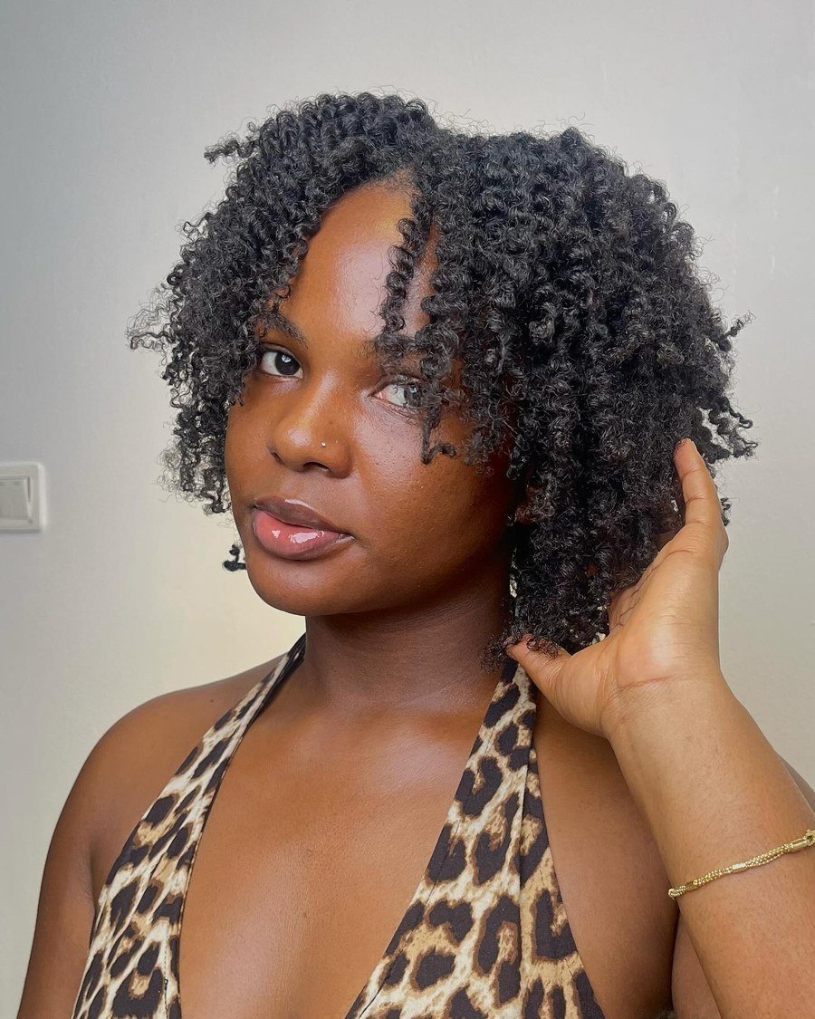 Voluminous Twist-Out - fall hairstyles for black women