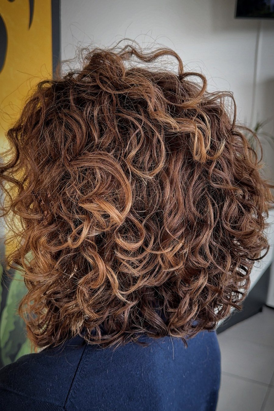 Curly Bob mom haircut idea