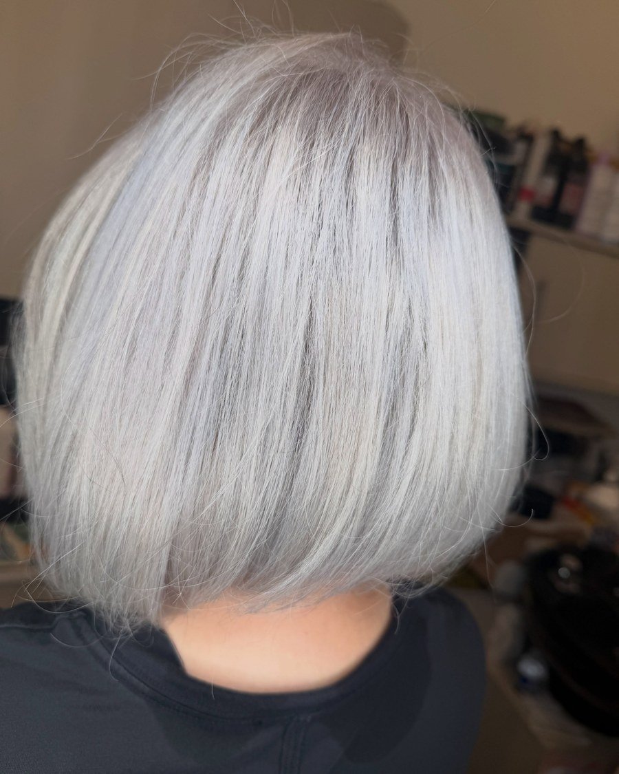 Platinum Silver - gray hair color