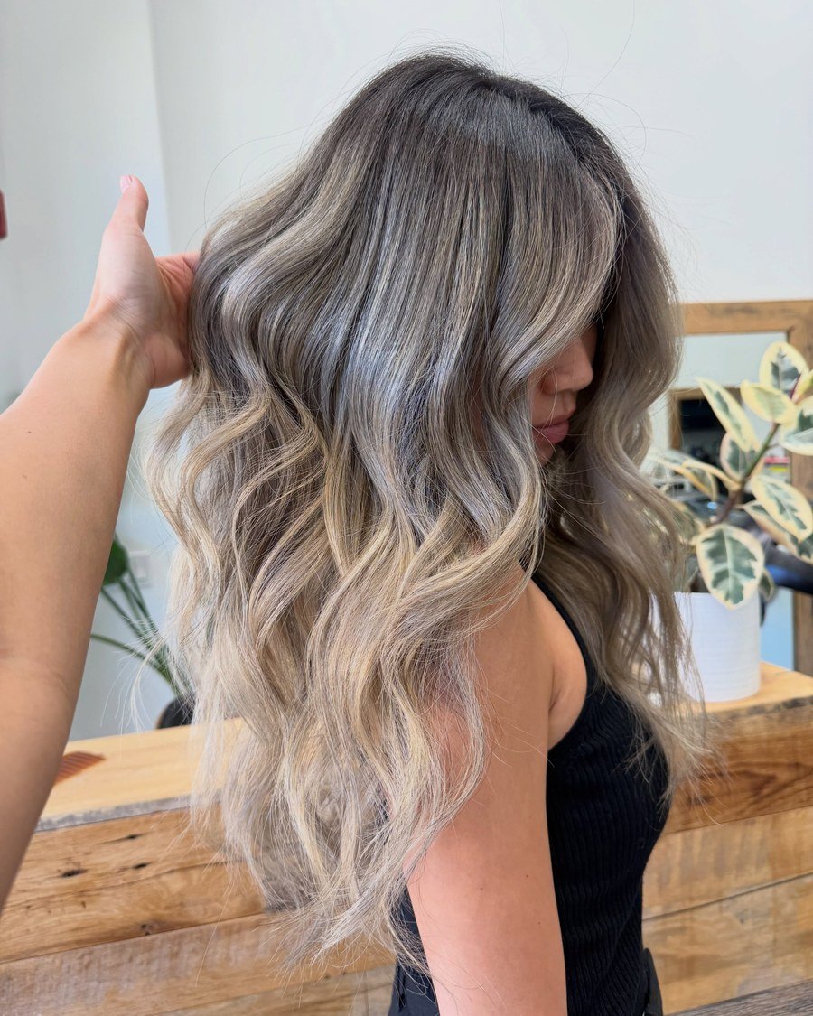 Ashy Winter Blonde - winter blonde hair