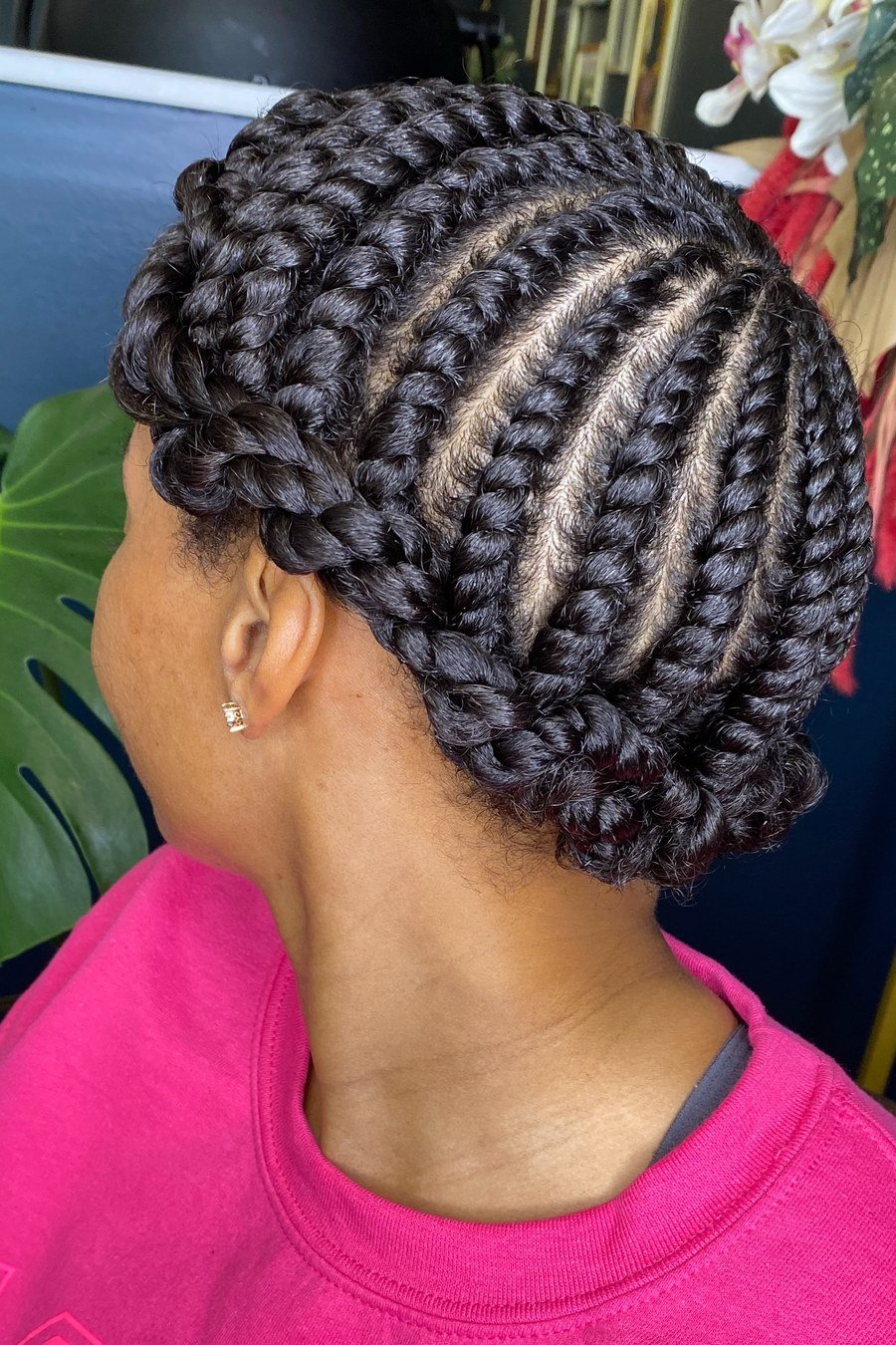 Flat Twist Crown - natural hair styles