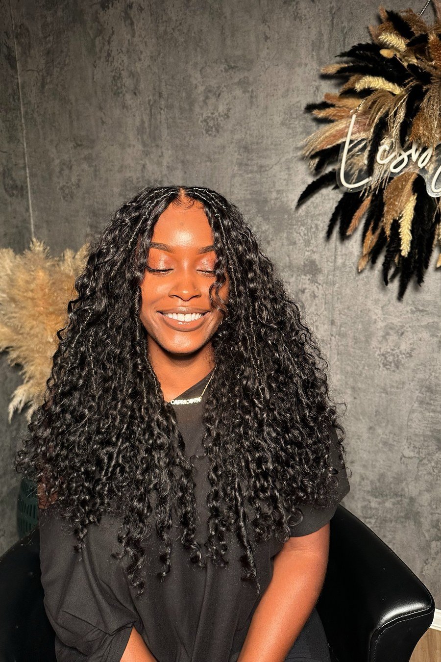 Faux Locs hairstyle for black women