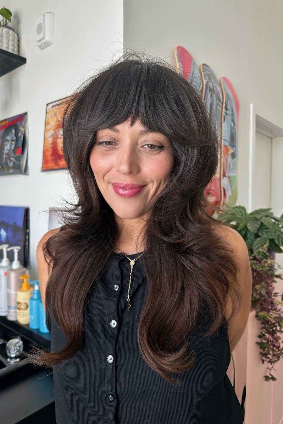 shaggy bangs hairstyle photo 08