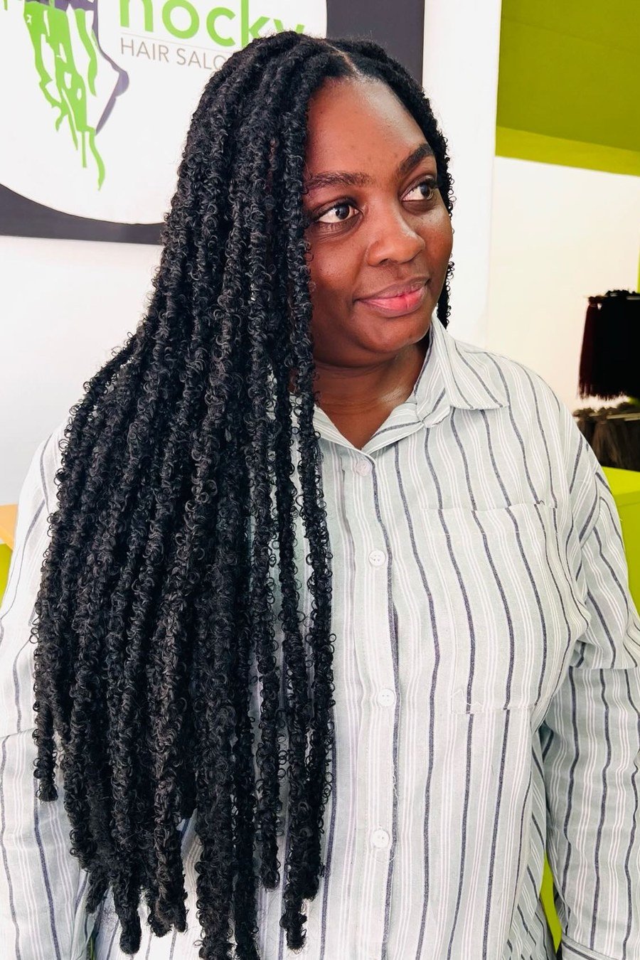 Butterfly Locs hairstyle for black women