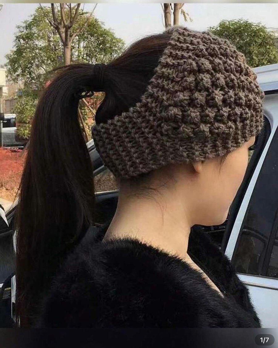 The Low Braided Bun - beanie hairstyles