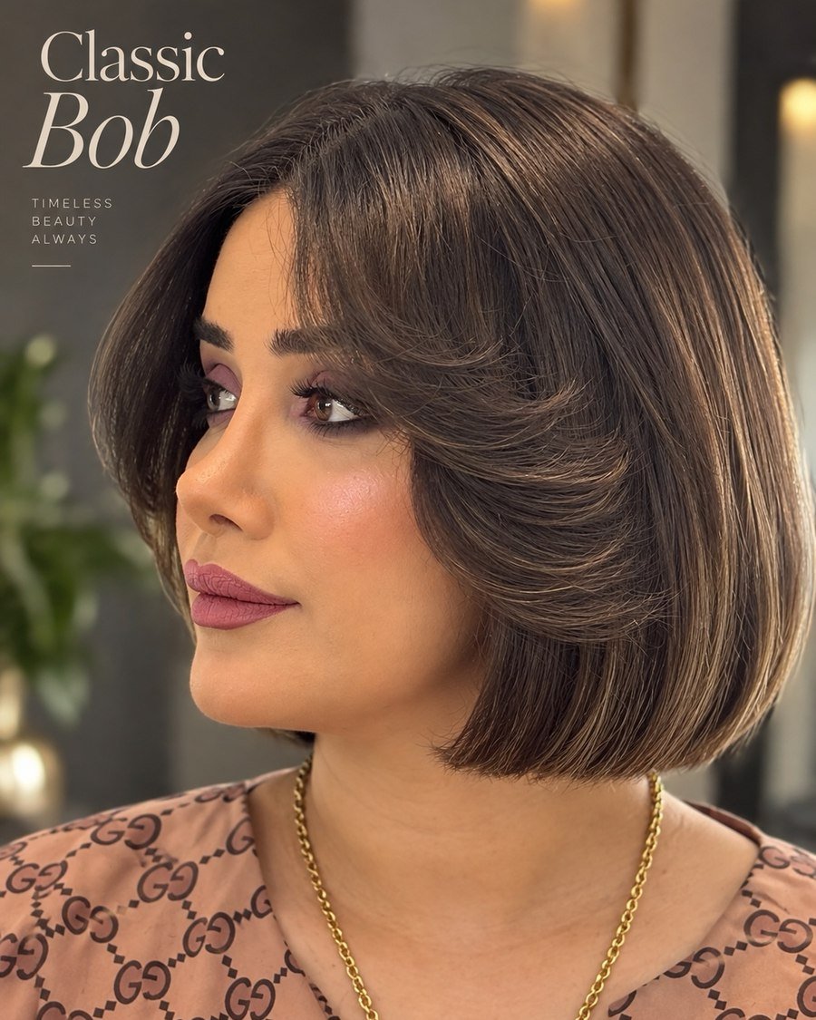 The Classic Chin-Length Bob womens haircut