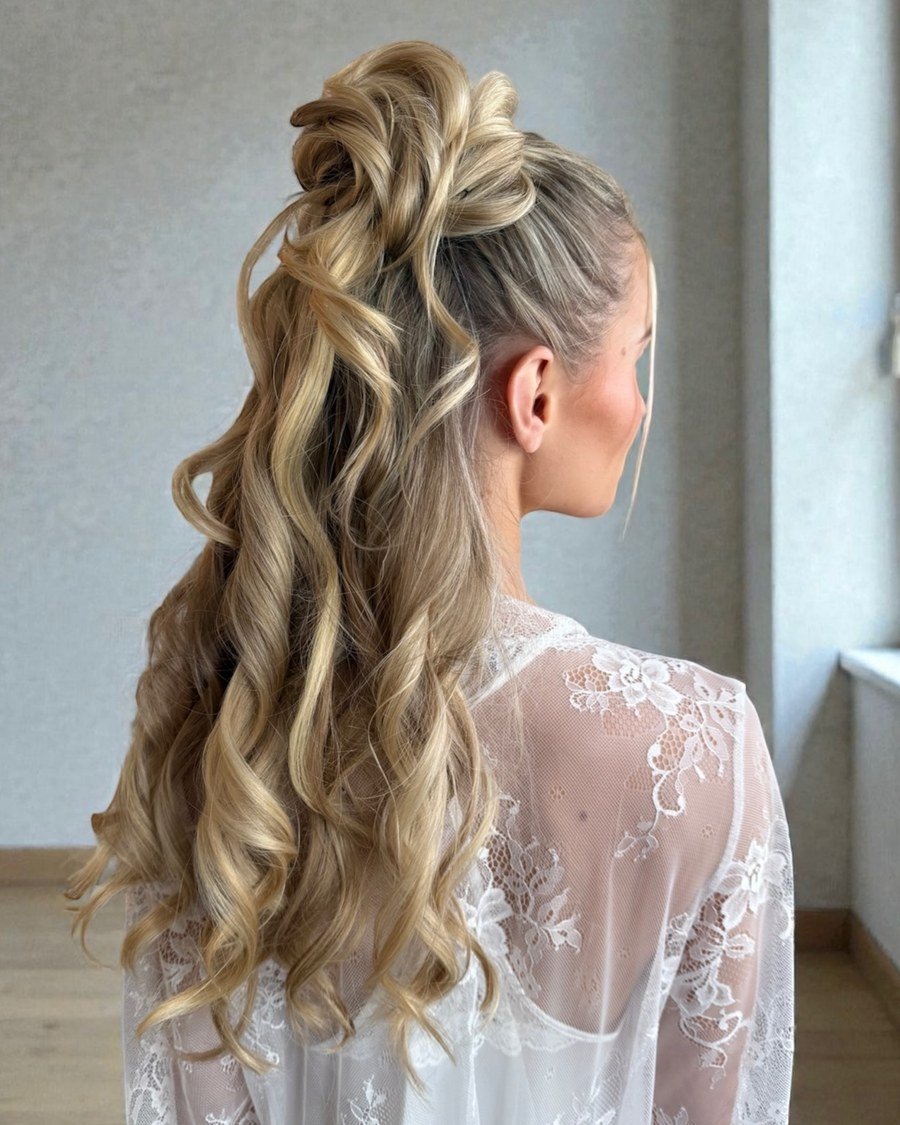 Half-Up Top Knot - semi formal hairstyles for women