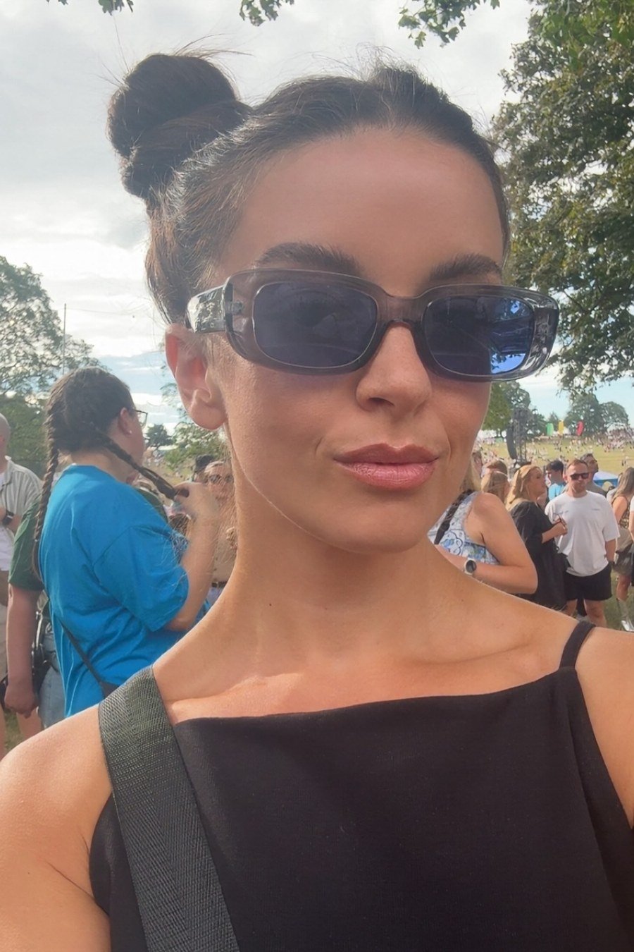Curly Space Buns - curly hairstyles