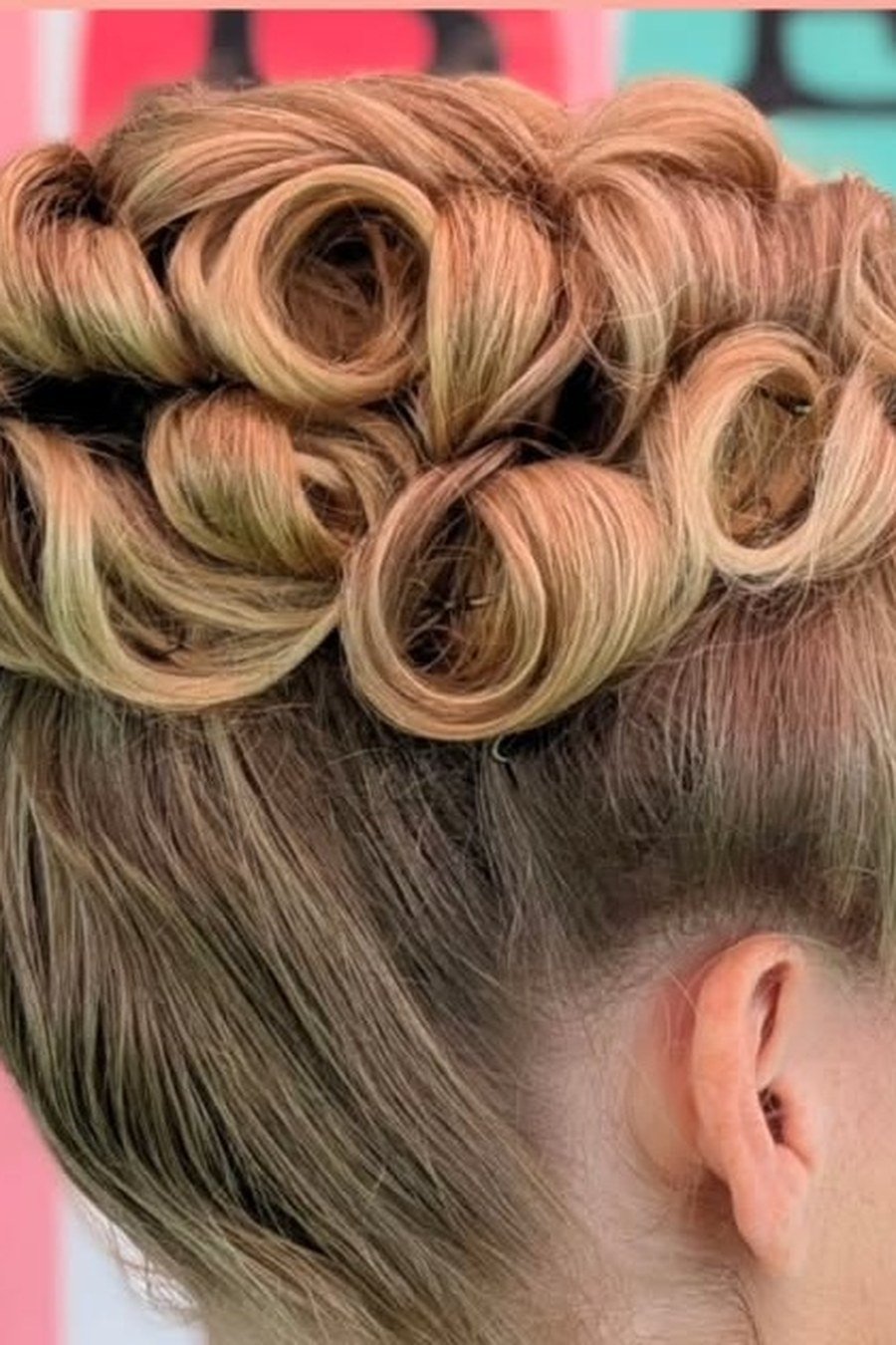 Vintage Rolled Updo — easy updo for wedding guest hairstyle