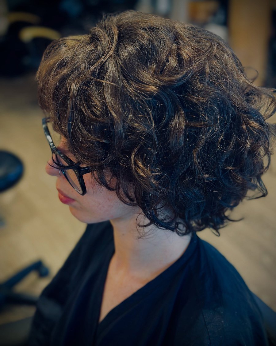 The Curly Bob womens haircut