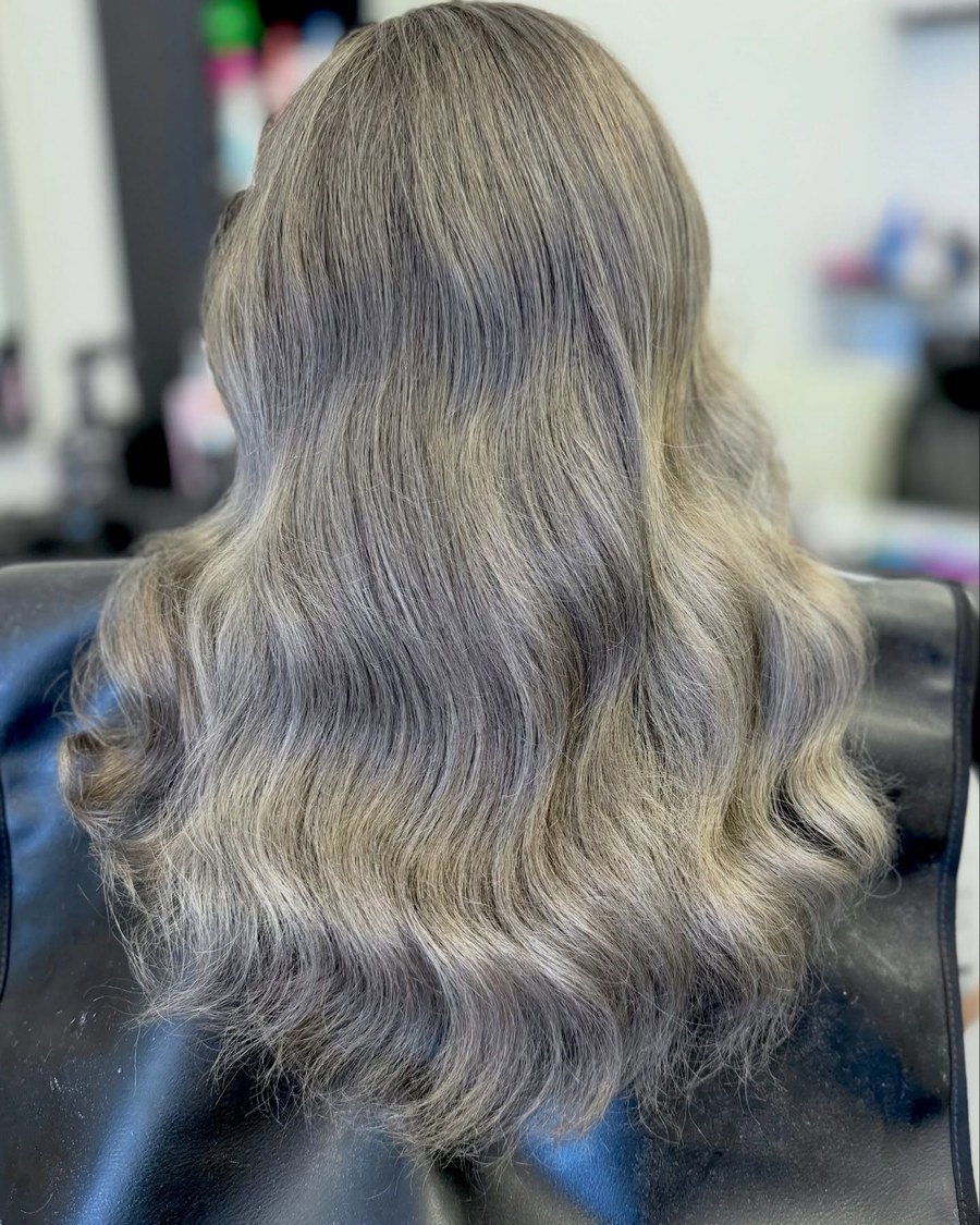 Smoky Ash Gray - gray hair color