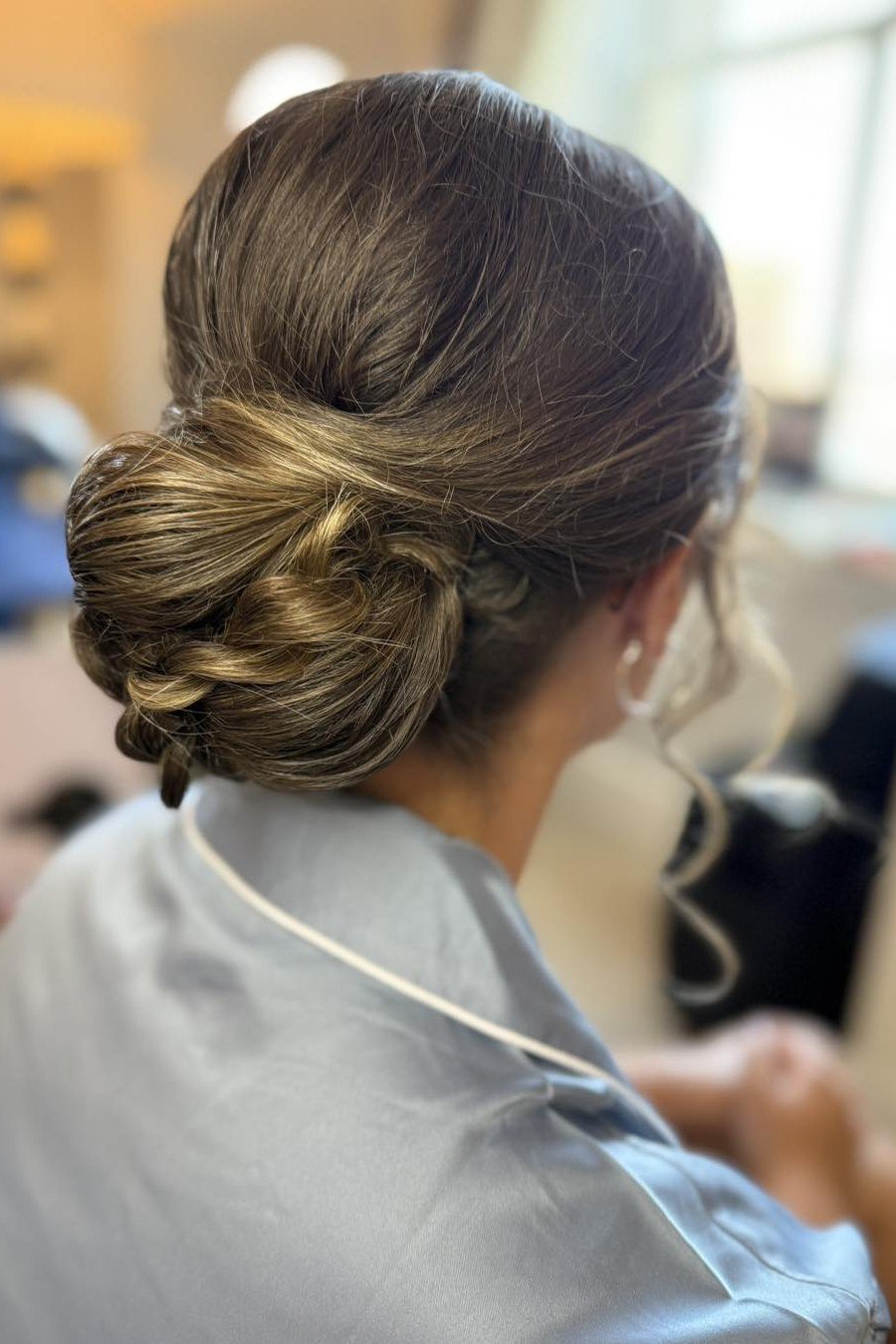 Rope Twist Updo bridesmaid hairstyle