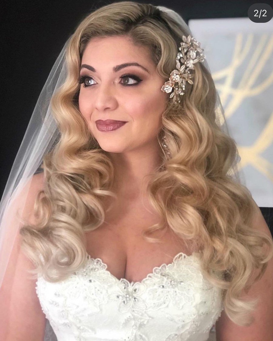 Vintage Glam Waves - semi formal hairstyles for women
