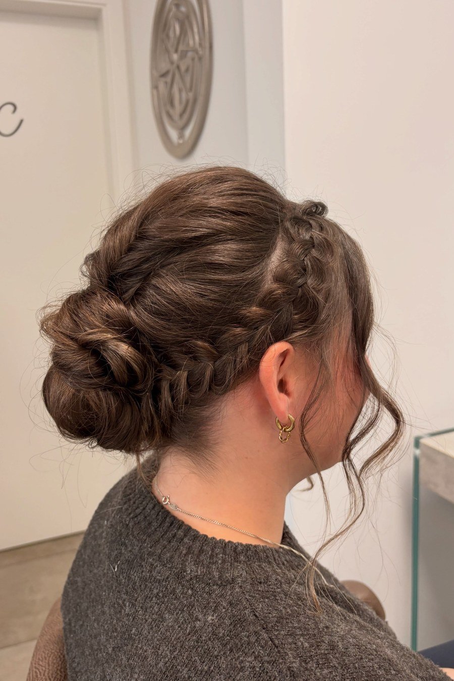 Romantic Side Updo — easy updo for wedding guest hairstyle