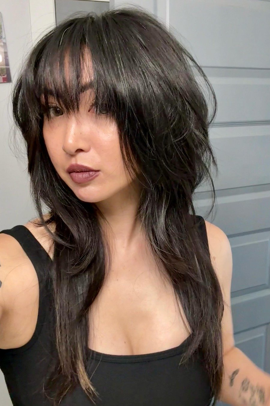 shaggy bangs hairstyle photo 24