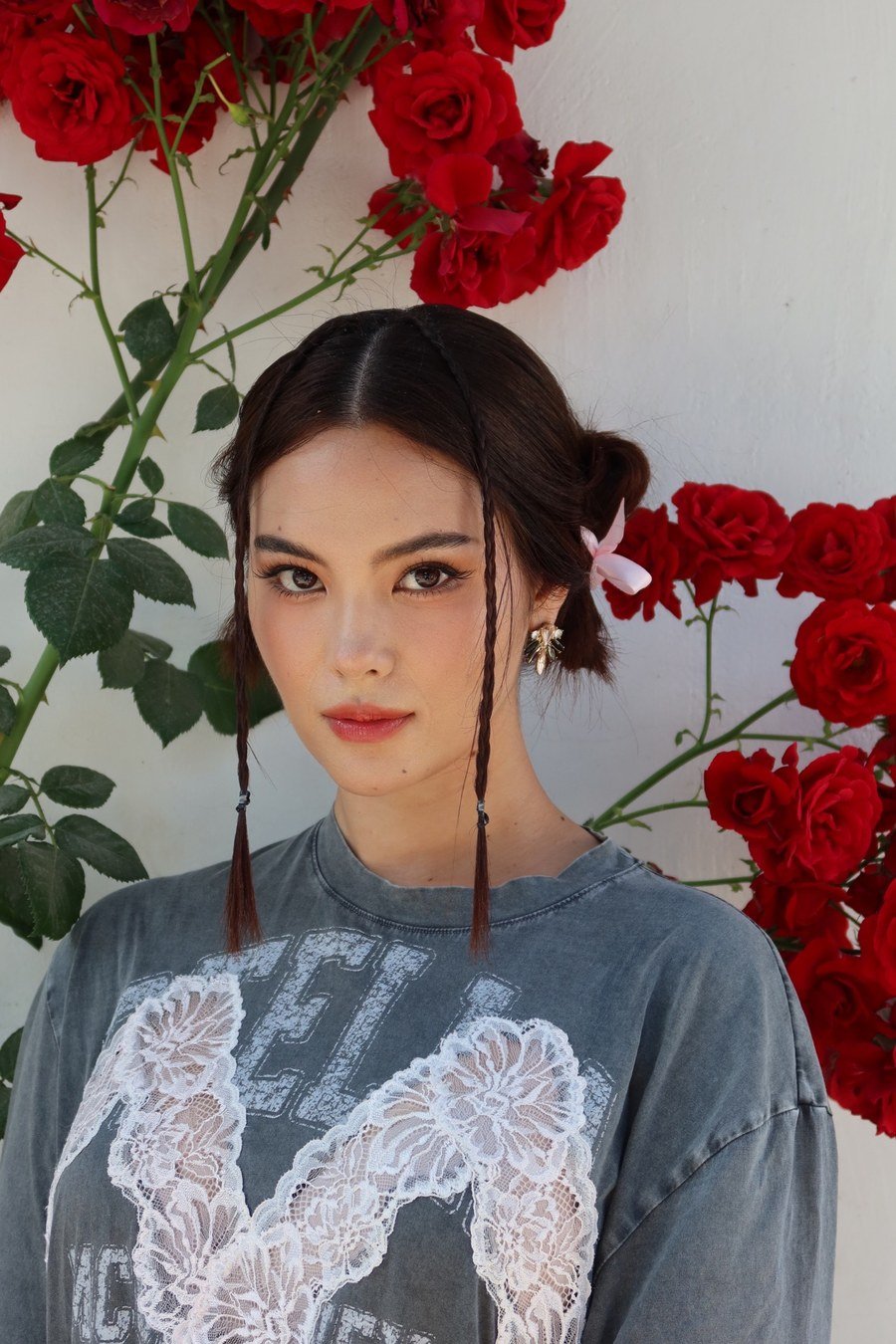 Twisted Top Knot — easy updo for wedding guest hairstyle