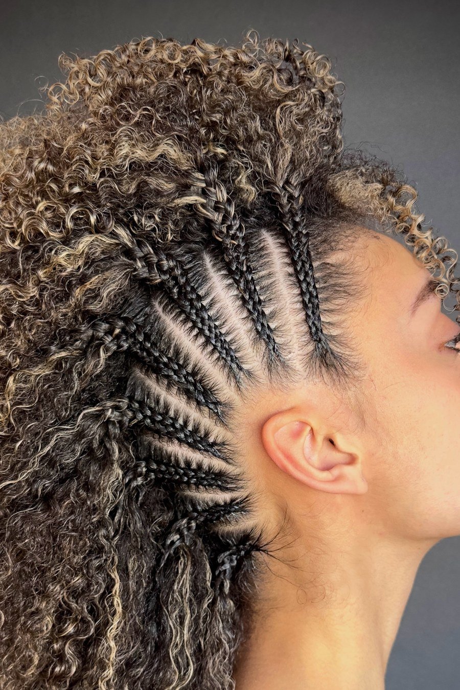 Faux Hawk (Frohawk) - natural hair styles