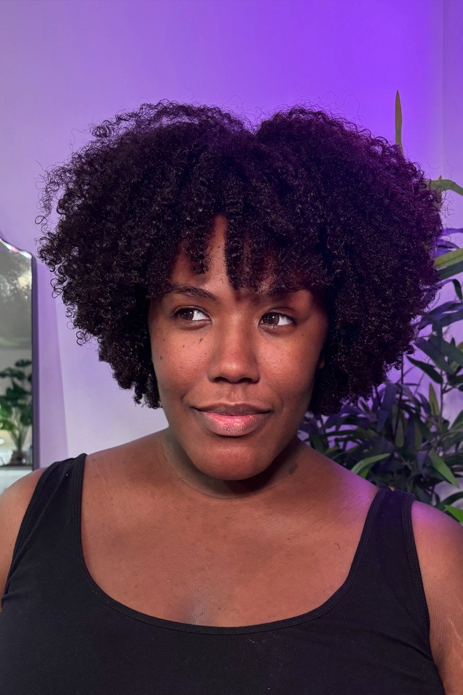 Rounded Shape-Up Afro - natural hair styles