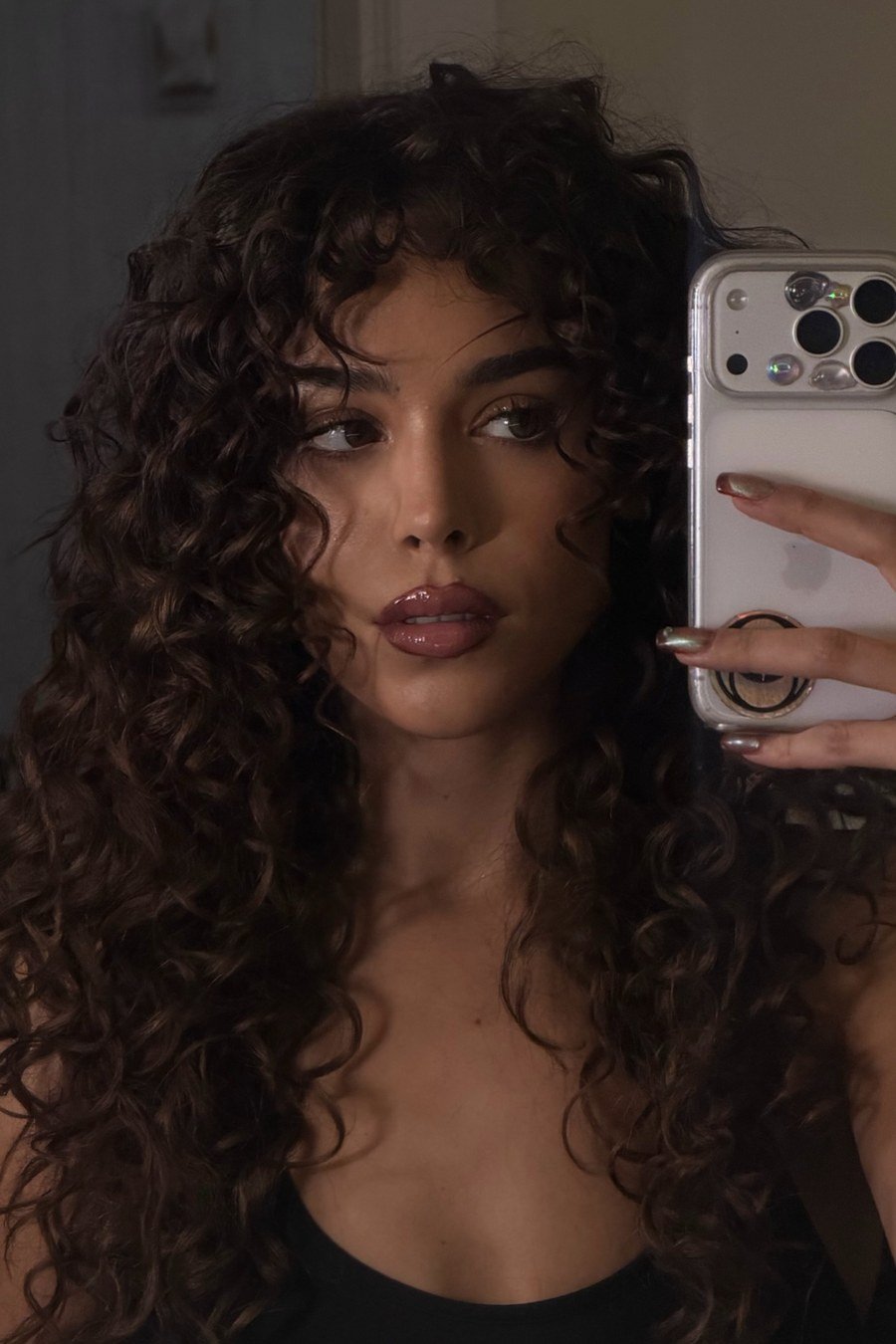 Lived-In Long Curls - curly hairstyles