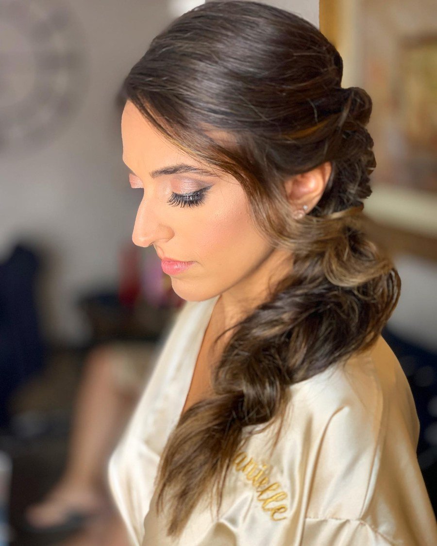 Side Fishtail Braid - semi formal hairstyles for women
