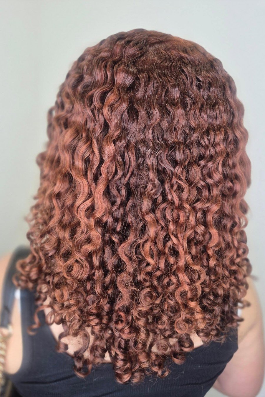 Copper Penny Curls - curly hairstyles