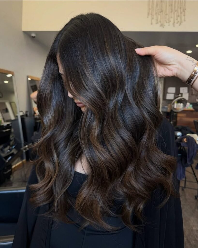 Root smudge brunette fall hair color 2026