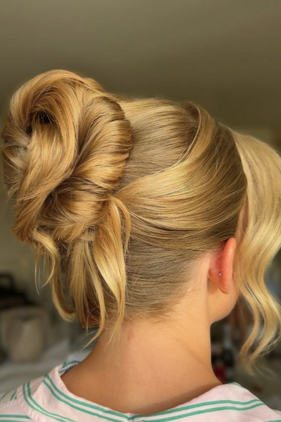 Twisted Side Updo bridesmaid hairstyle