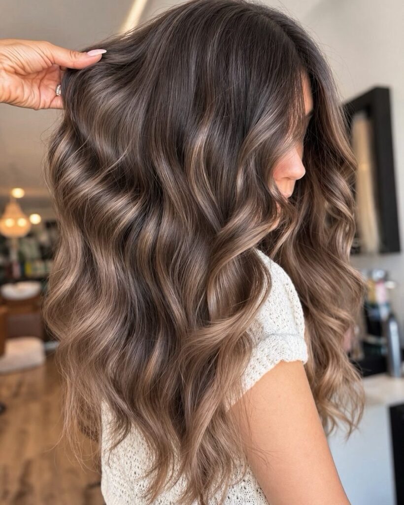 Dimensional fall lowlight hair color 2026