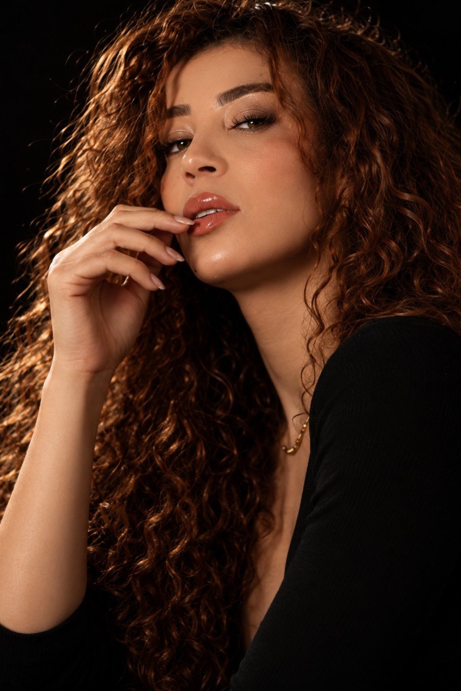 Defined Auburn Ringlets - curly hairstyles