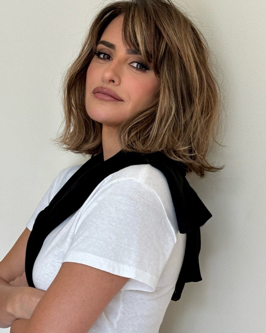 Tousled Bob for thick hair - low maintenance short bob haircut