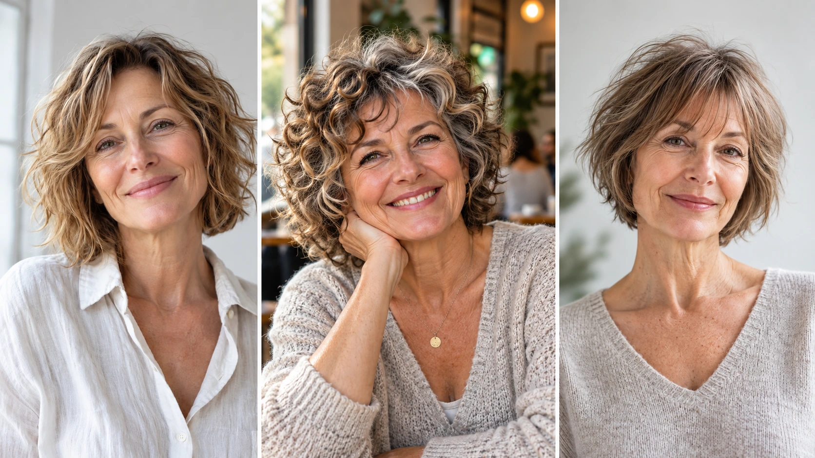Shaggy Bob Hairstyles for Older Women