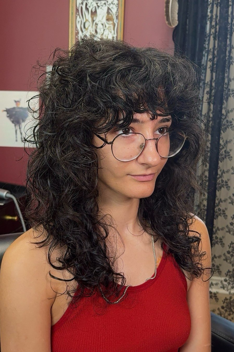 Choppy Curly Shag — edgy short curly haircuts