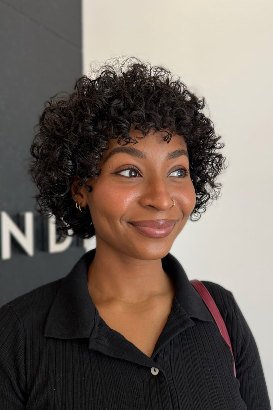 Curly Bixie — edgy short curly haircuts