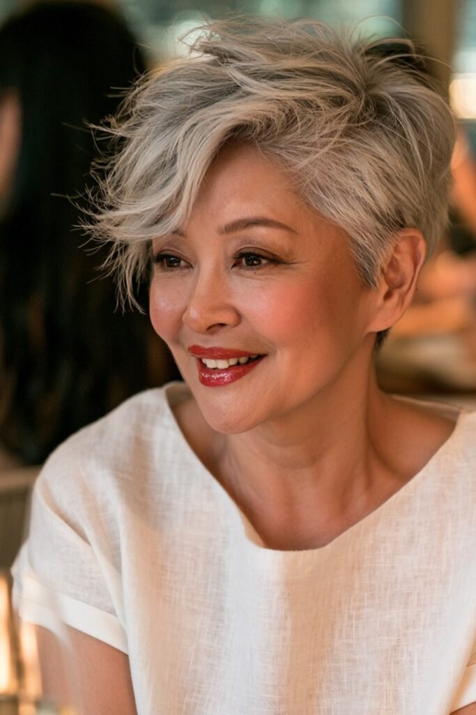 25 Timeless Low Maintenance Short Grey Hairstyles for Women (2026 Guide) - low maintenance short grey hairstyles for women