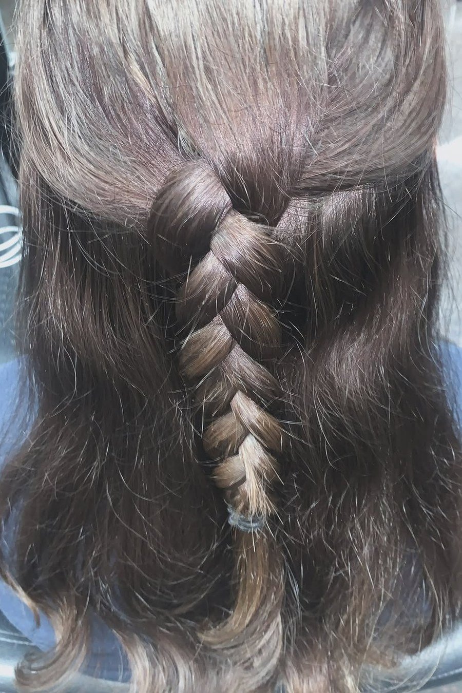 French Braid Half-Up — half up half down hairstyles for women