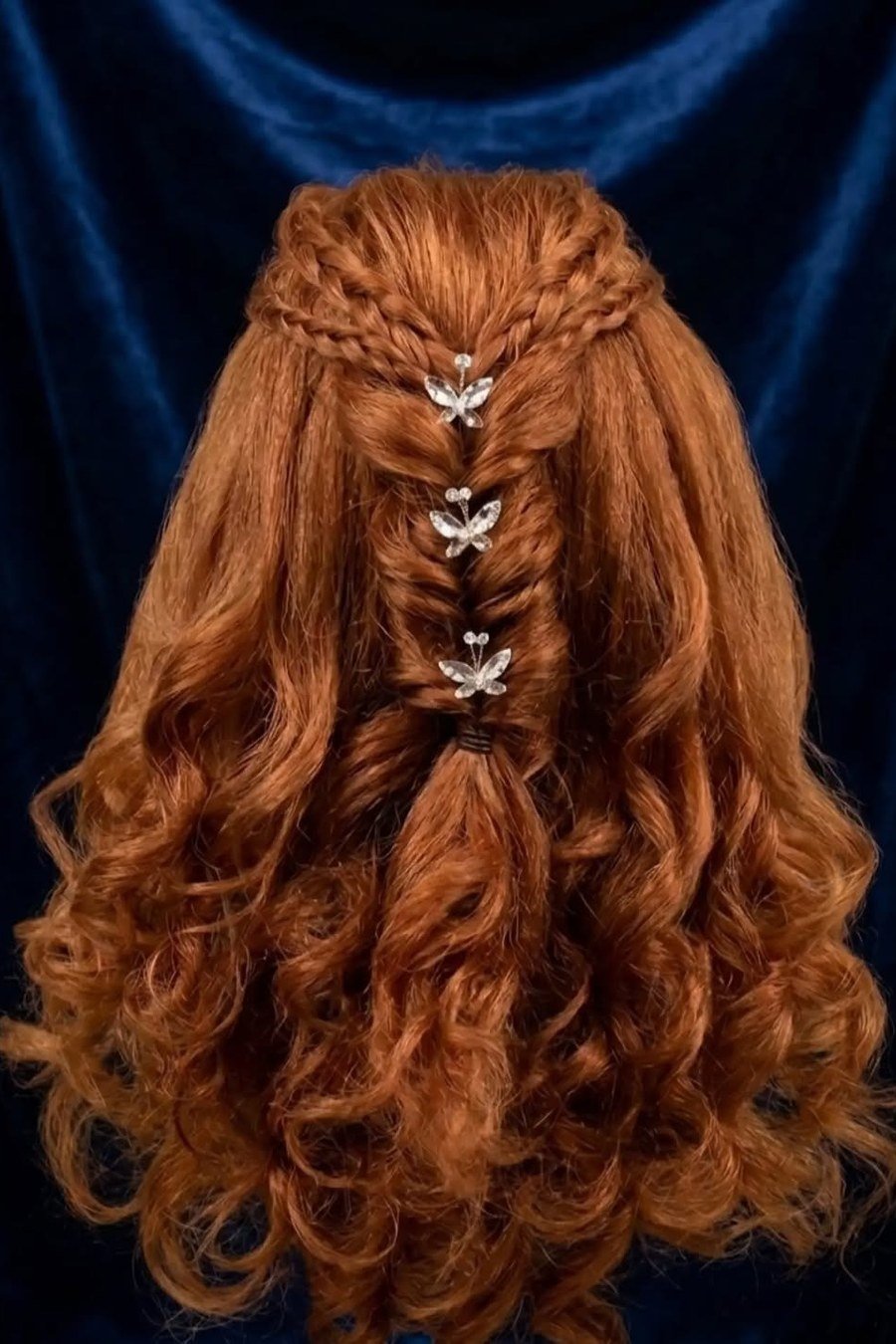 Double Dutch Half-Up Braids — half up half down hairstyles for women