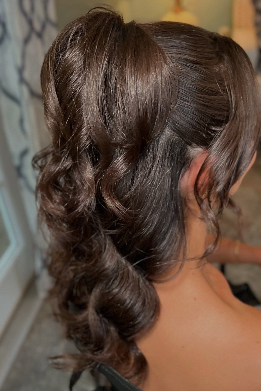 Low Half-Up Ponytail — half up half down hairstyles for women