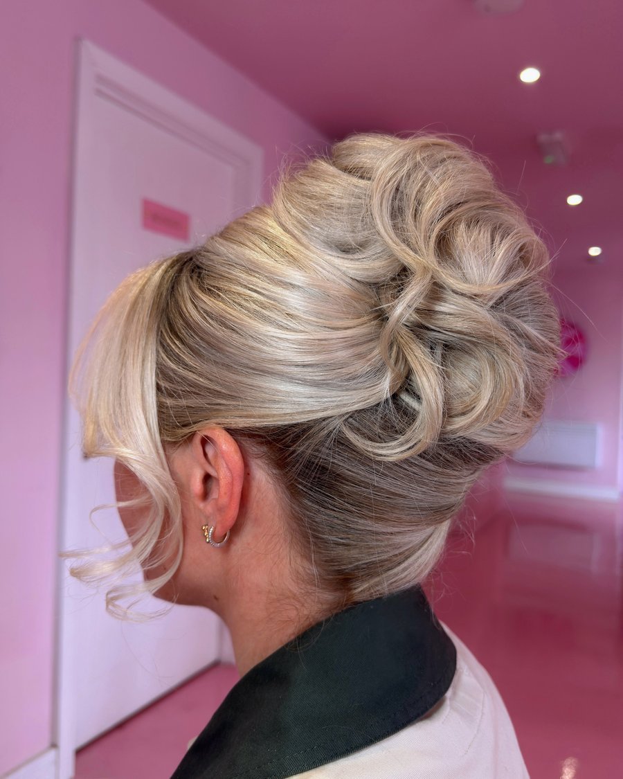 Classic French Twist - holiday hairstyle idea for women