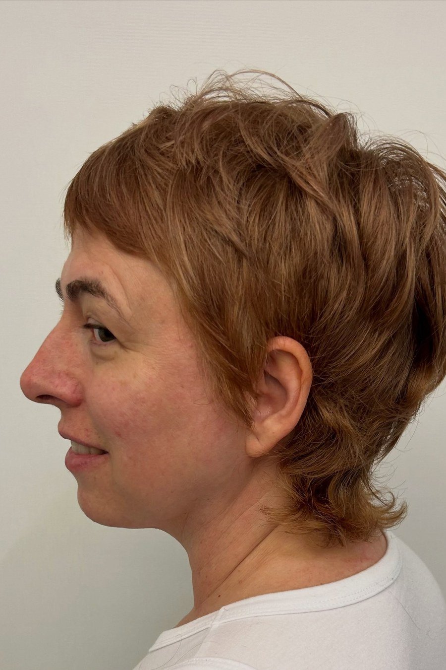 Short Curly Mullet with Layers - layered short curly haircuts