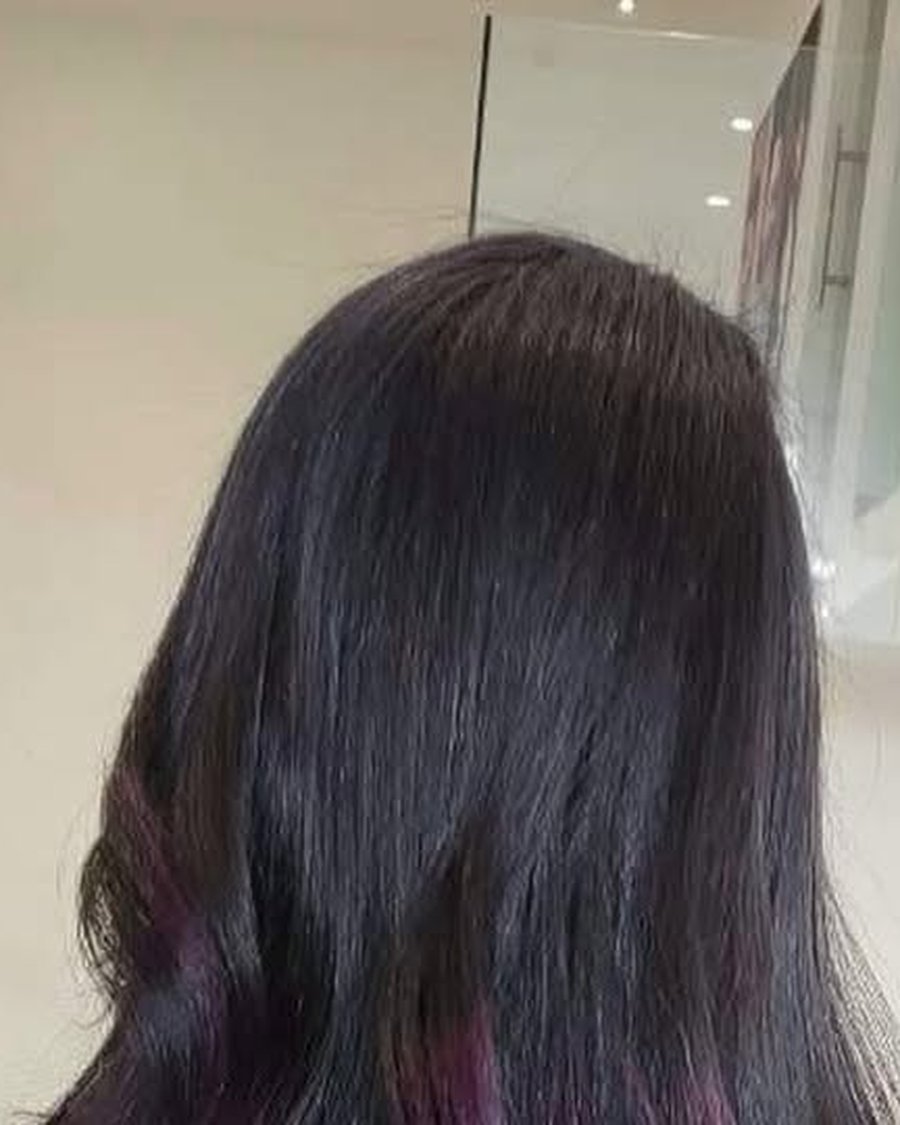 Smoky Purple Spellcaster Waves - witch hairstyles idea