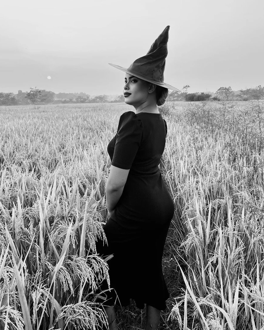 Gothic Victorian Updo with a Witch Hat - witch hairstyles idea