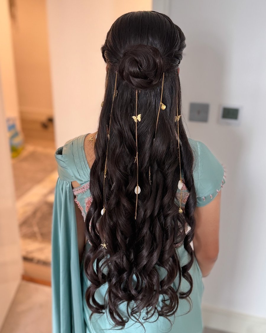 Half-Up Twisted Sorceress Style - witch hairstyles idea