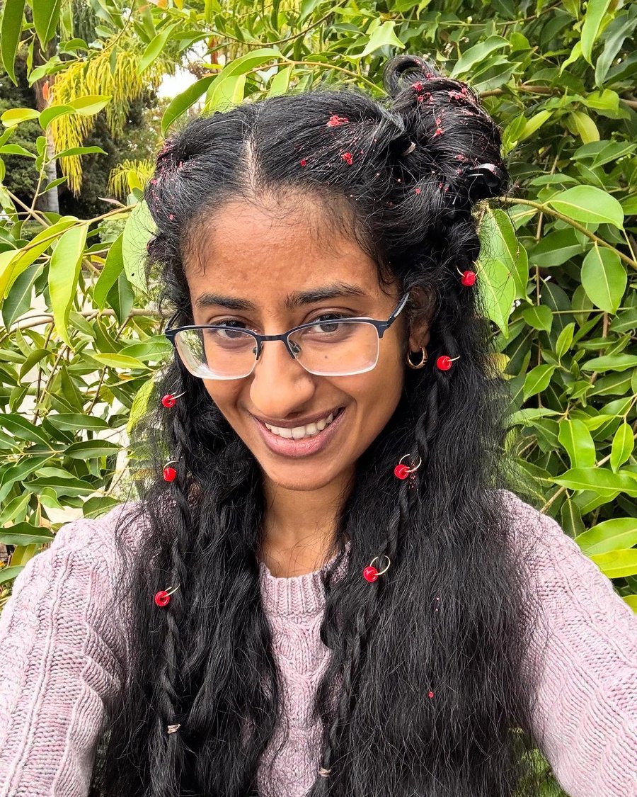 Devil Horn Space Buns - halloween hairstyle