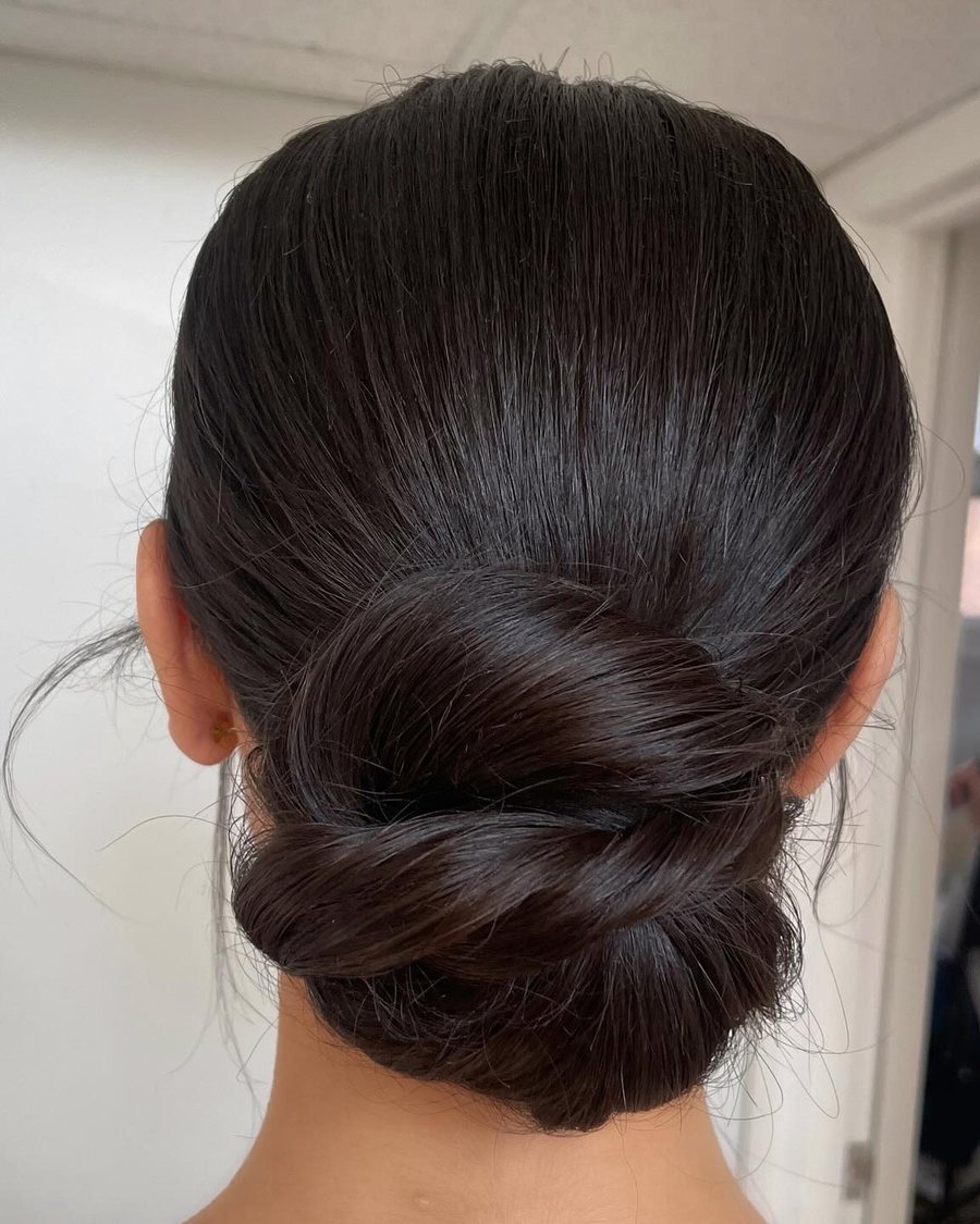 Ghost Bride Loose Chignon - halloween hairstyle