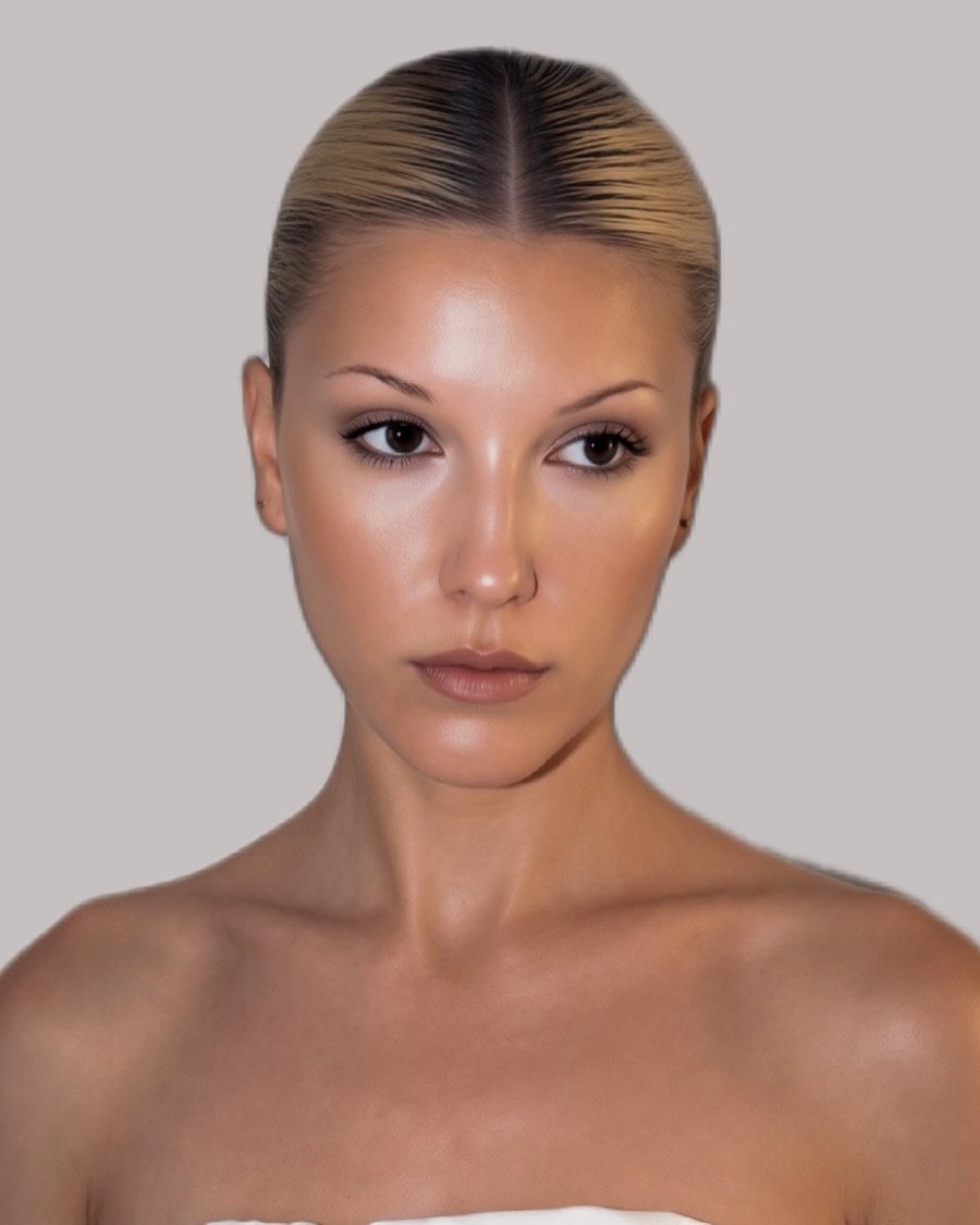 Vampire Widow's Peak Updo - halloween hairstyle