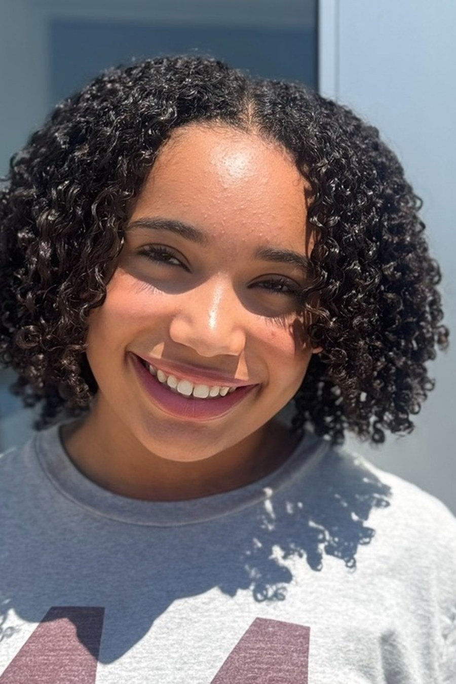 Classic Curly Ear-Length Bob — low maintenance black woman ear length short bob