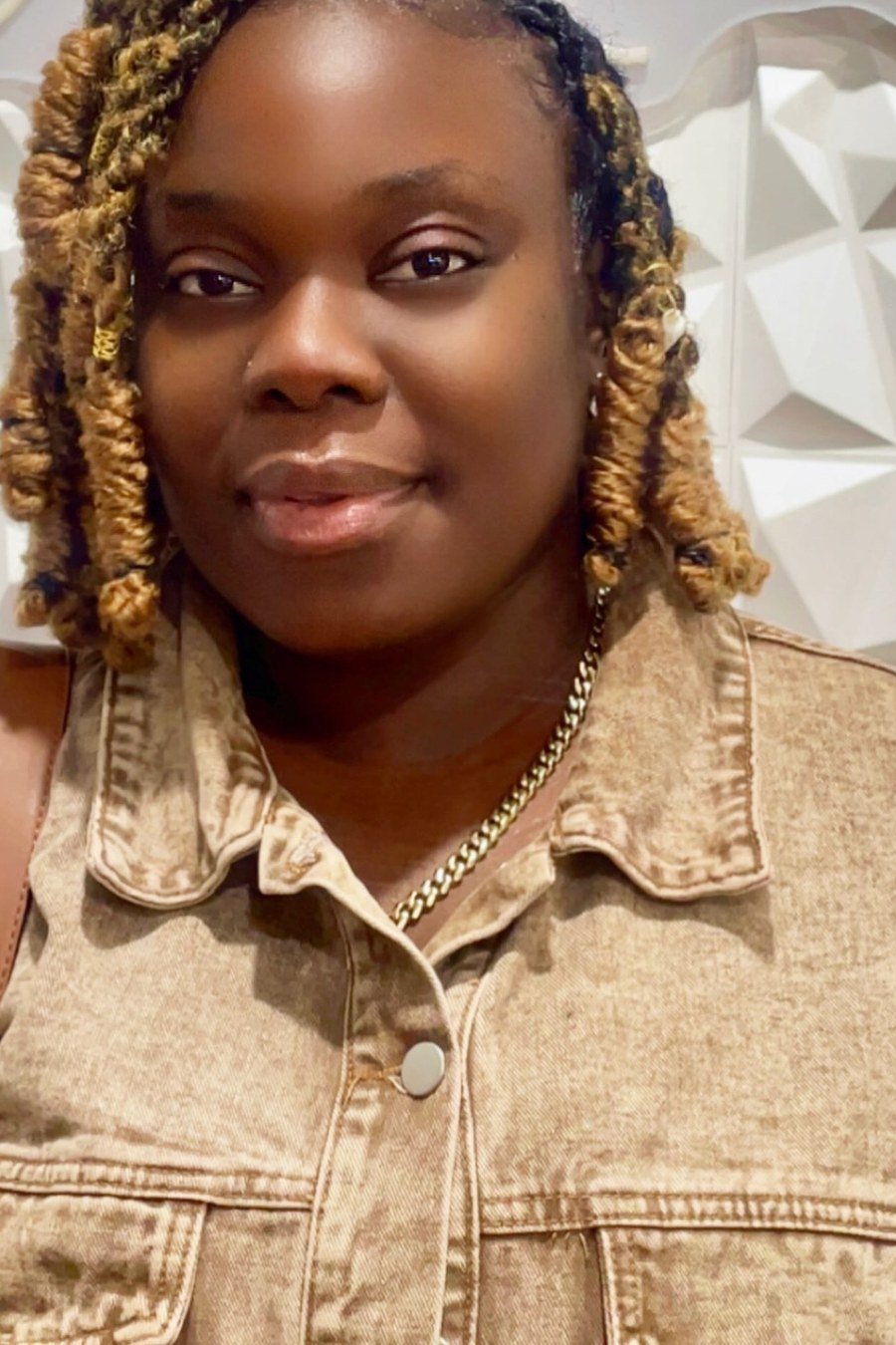 Faux Loc Bob — low maintenance black woman ear length short bob