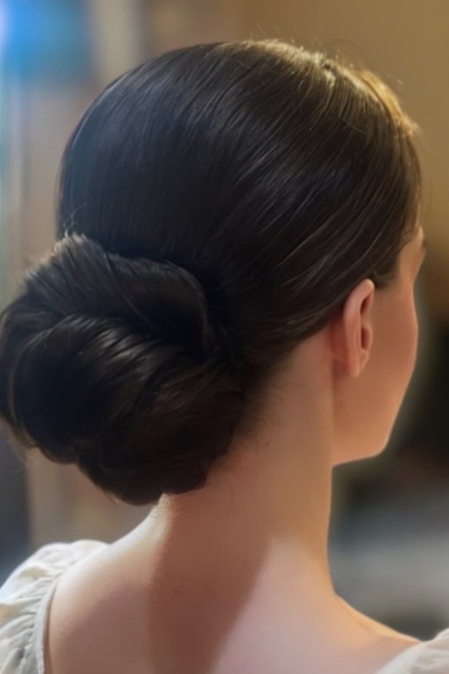 Classic Low Chignon — elegant updo hairstyles for women
